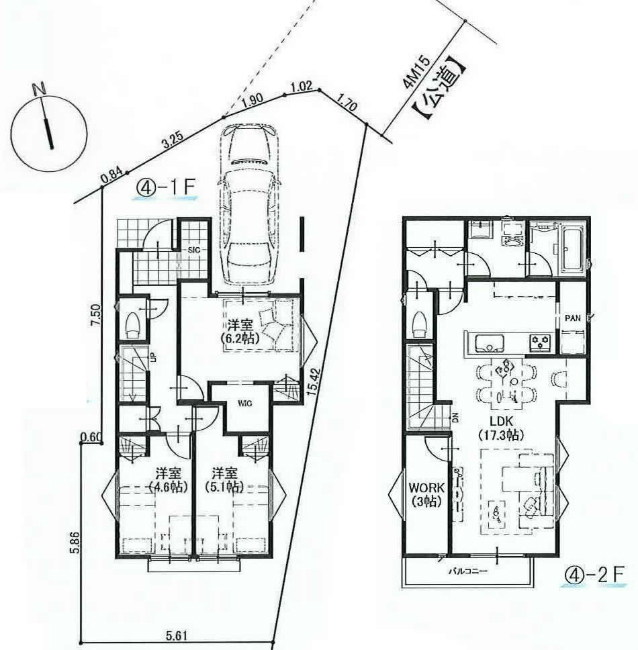 府中市四谷２丁目新築h-46341間取り