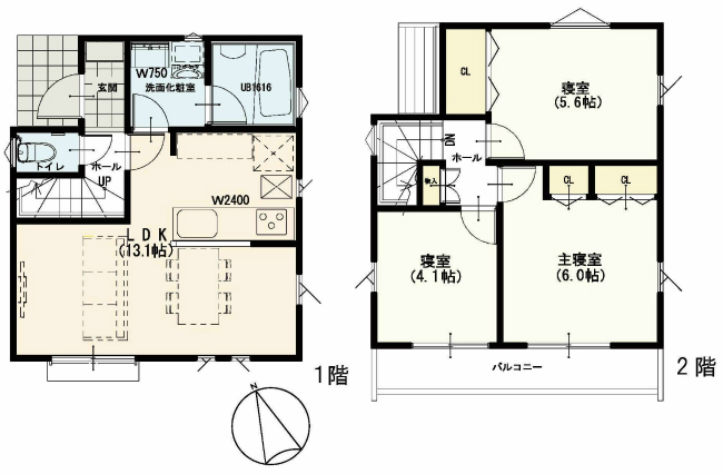 府中市多磨町2丁目新築h-46478間取り
