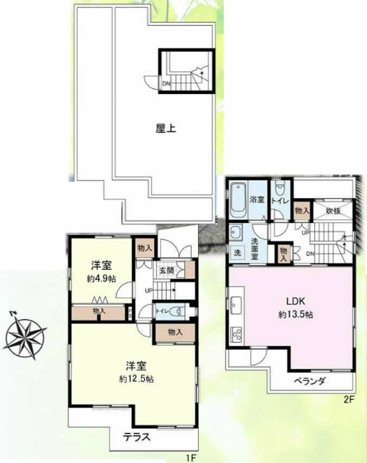 府中市南町1丁目中古h-46489間取り