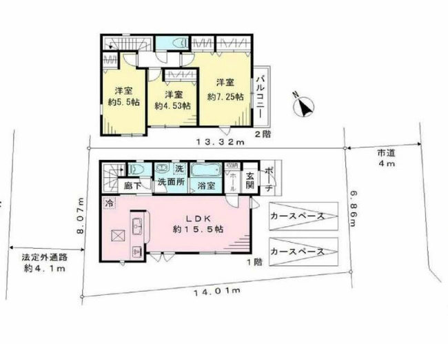 府中市天神町1丁目新築h-46496間取り