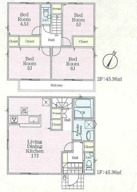 府中市日新町2丁目新築h-46544間取り