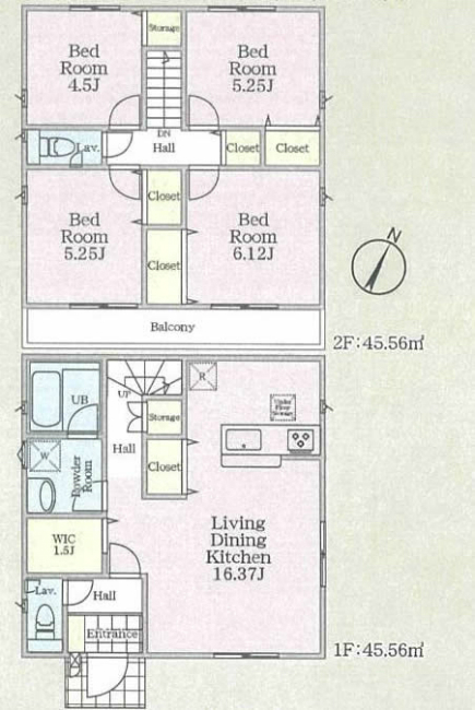 府中市日新町2丁目新築h-46545間取り