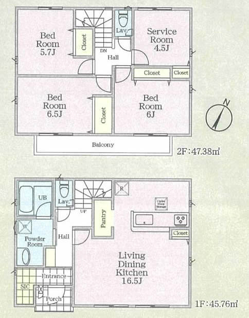 府中市日新町2丁目新築h-46547間取り