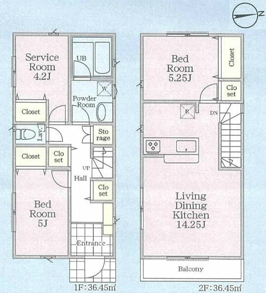 府中市日新町３丁目新築h-46562間取り