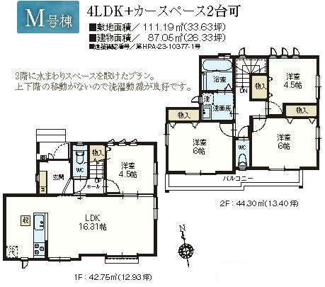 府中市日新町3丁目新築h-46583間取り