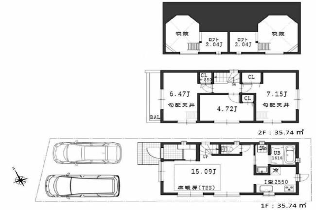 府中市多磨町1丁目中古h-46591間取り