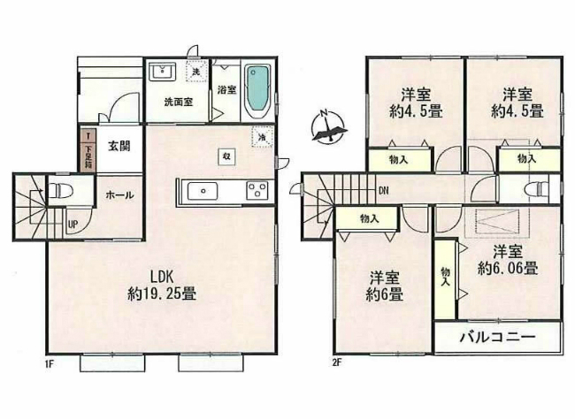 府中市矢崎町5丁目新築h-46597間取り