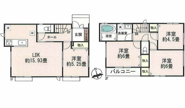 府中市矢崎町5丁目新築h-46598間取り