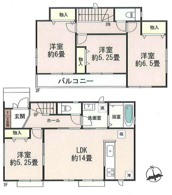 府中市矢崎町5丁目新築h-46599間取り