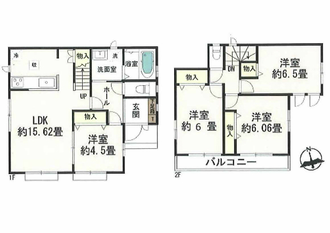 府中市矢崎町5丁目新築h-46601間取り