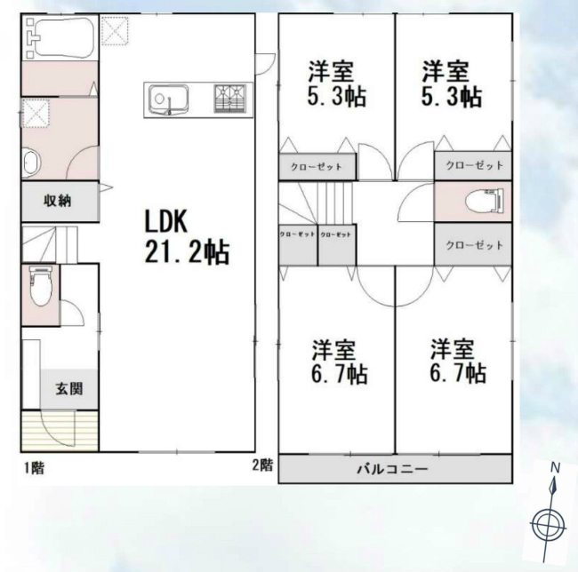 府中市押立町4丁目中古h-46619間取り