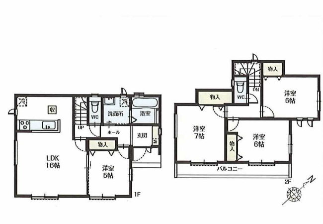 府中市四谷3丁目新築h-47249間取り