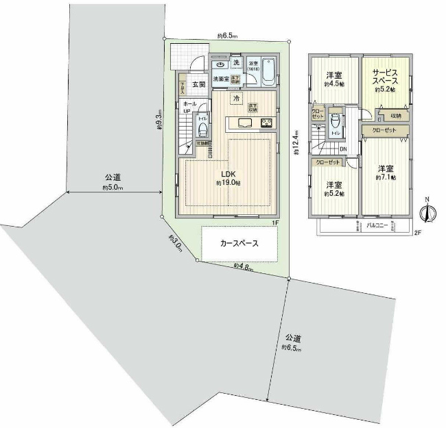 府中市若松町4丁目新築h-47275間取り