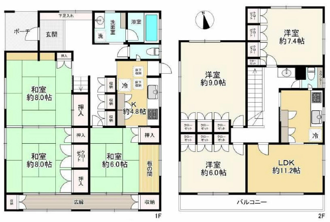 府中市白糸台1丁目中古h-47289間取り