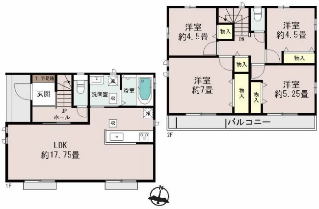 府中市日新町3丁目新築h-47451間取り