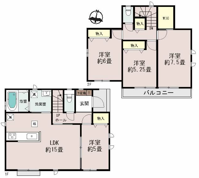 府中市日新町3丁目新築h-47452間取り