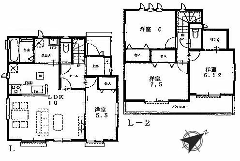 府中市四谷3丁目中古h-47463間取り