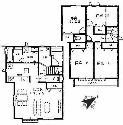 府中市四谷3丁目中古h-47466間取り