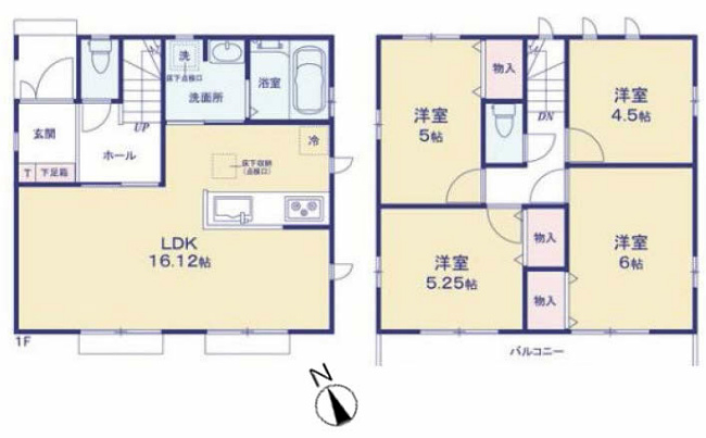 府中市四谷5丁目新築h-47467間取り