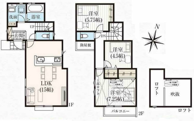 府中市小柳町2丁目新築h-47512間取り