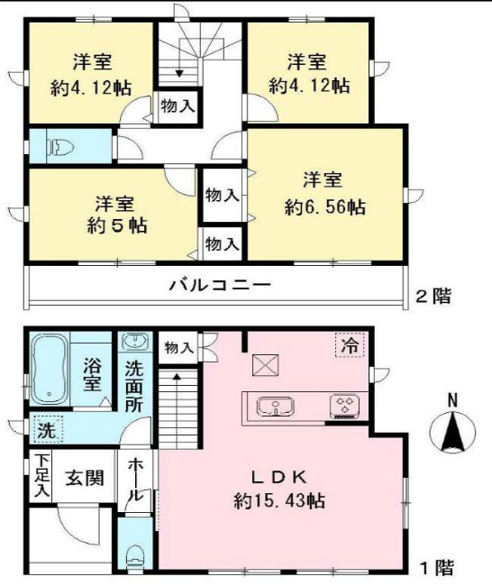 府中市矢崎町4丁目新築h-47554間取り
