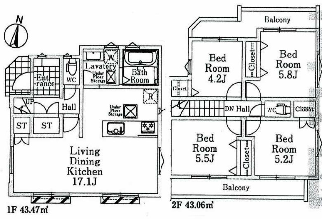 府中市南町2丁目新築h-47567間取り