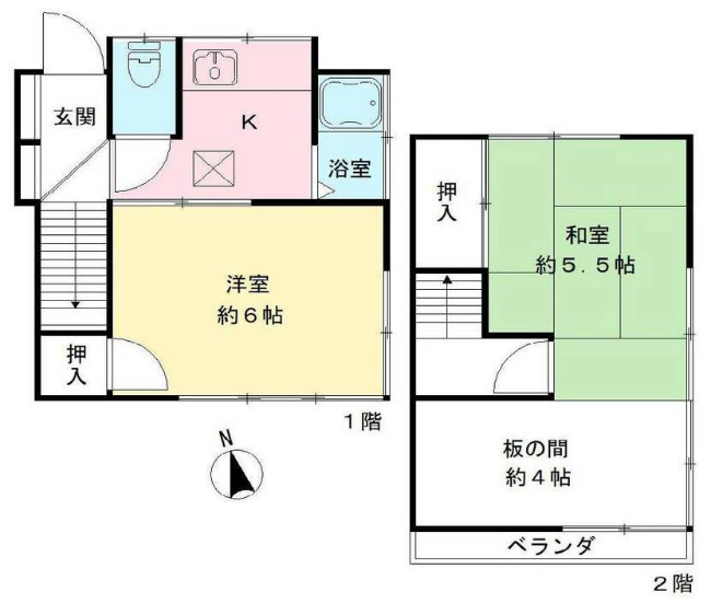 府中市小柳町6丁目中古h-47568間取り