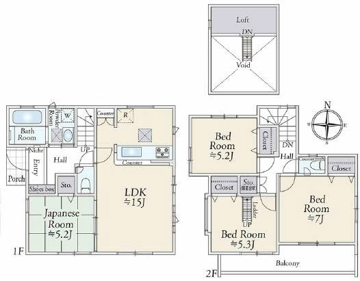 府中市四谷4丁目中古h-47582間取り