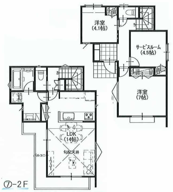 府中市白糸台6丁目新築h-47628間取り