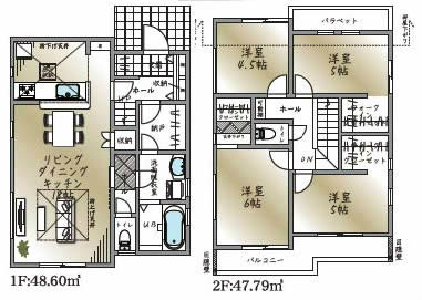府中市若松町3丁目新築h-47633間取り