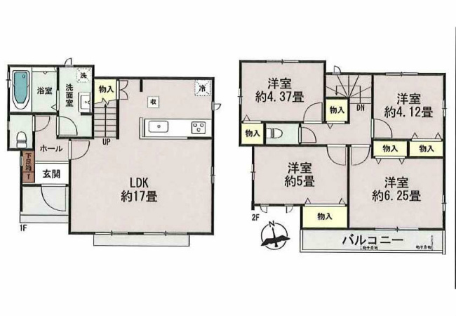 府中市日新町3丁目新築h-47805間取り