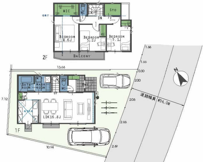 府中市南町3丁目新築h-47814間取り