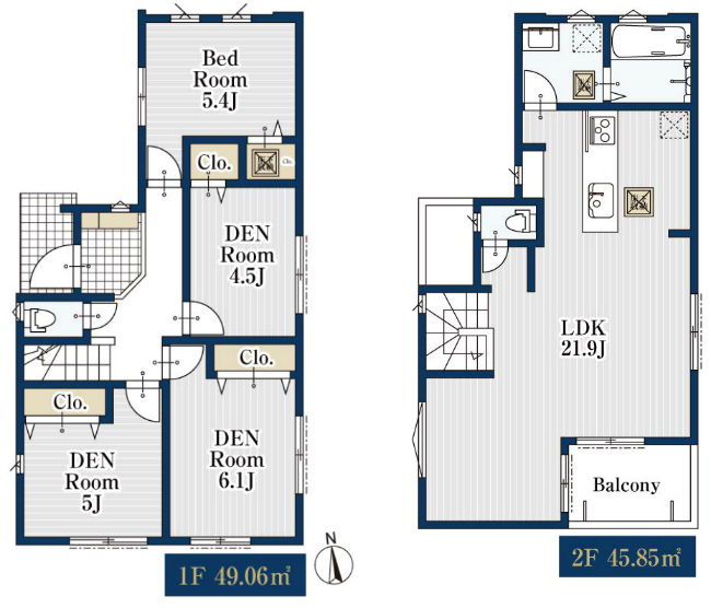 府中市住吉町2丁目新築h-47827間取り