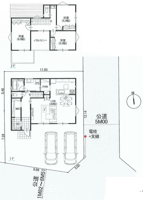 府中市若松町4丁目新築h-47841間取り
