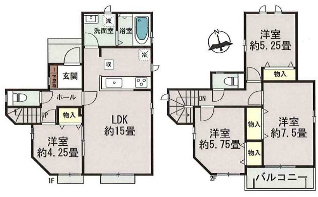 府中市日新町3丁目新築h-47890間取り