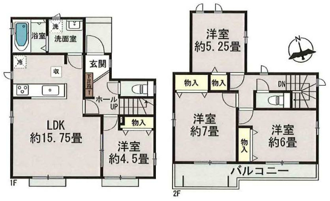 府中市日新町3丁目新築h-47891間取り