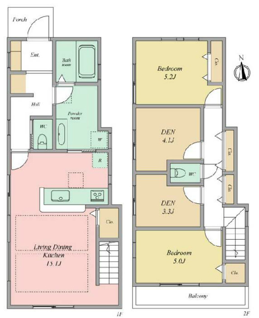 府中市若松町3丁目新築h-47908間取り