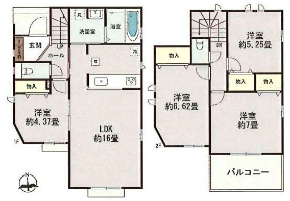 府中市日新町3丁目新築h-47997間取り
