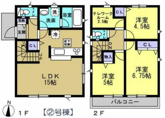 府中市若松町3丁目新築h-48115間取り
