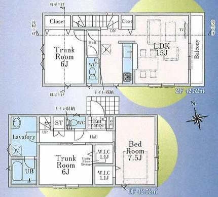 府中市小柳町5丁目新築h-48198間取り