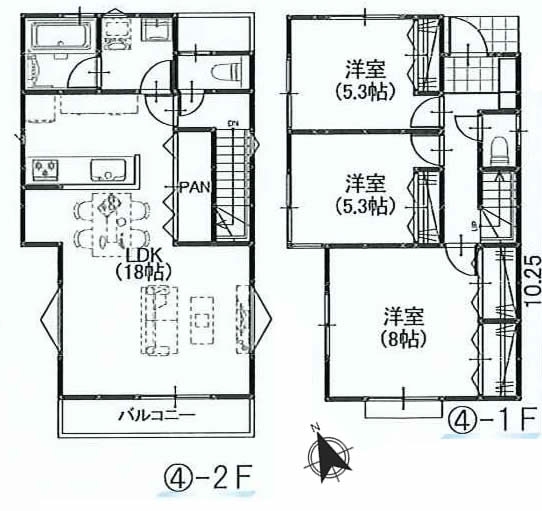 府中市住吉町4丁目新築h-48211間取り