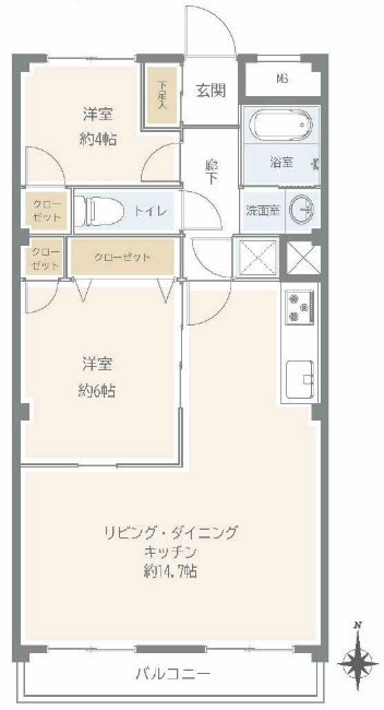 府中マンション間取り