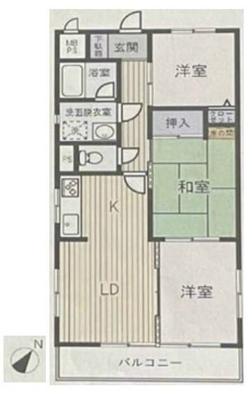 ビッグヴァン府中間取り