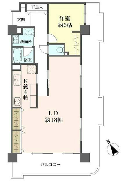 グランシャリオ府中第1間取り