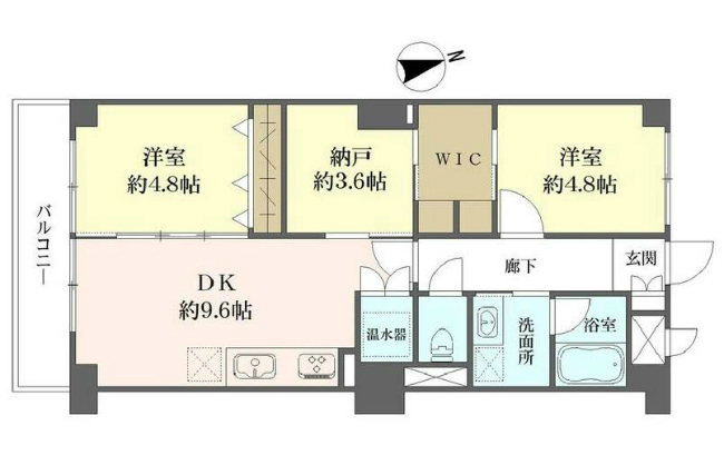 エクセルハイツ府中間取り
