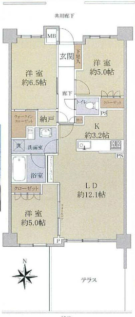 リビオ府中寿町間取り