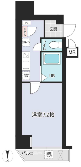 菱和パレス府中駅前間取り