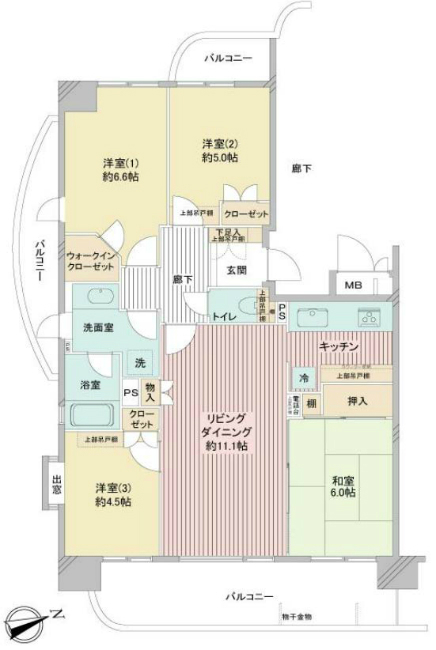 アルカサル武蔵小金井間取り