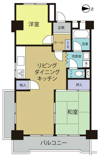 光シャンブル府中間取り