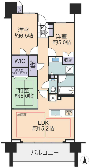 プラウド府中マークス間取り